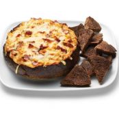 Hot Reuben Dip in a Pumpernickel Bread Bowl