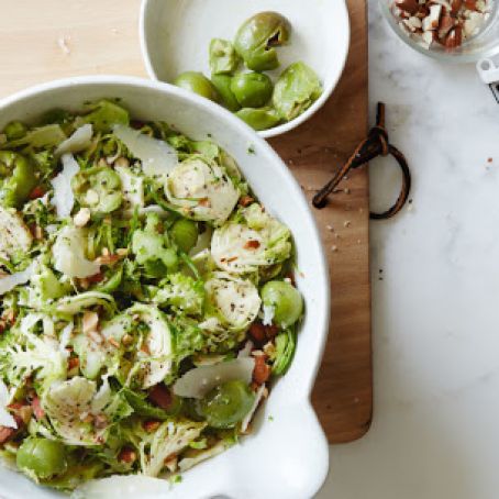 Broccoli and Brussels Sprouts Slaw