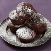 Dessert, Healthy: Spelt Flour Chocolate Cupcakes