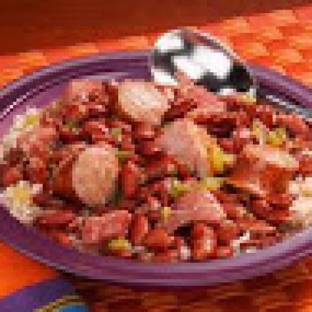 Slow-cooker Red Beans, Sausage, and Rice