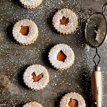 Spiced Linzer Cookies