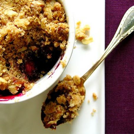 Individual Black and Blue Berry Crisps