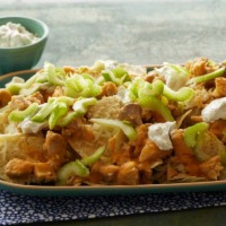 Spicy Buffalo Chicken Nachos