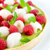 TART - Green Tea, Lychee & Raspberry Tart