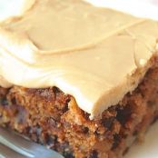 OLD-FASHIONED APPLE CAKE WITH BROWN SUGAR FROSTING