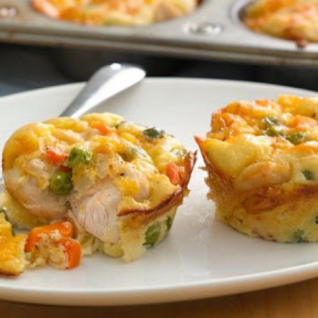 Chicken Pot Pies , Impossibly Easy Mini
