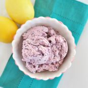 Lemon Blueberry Ice Cream