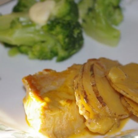 Cheesy Pork Chop Casserole