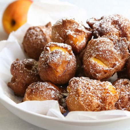Peach-Cinnamon Fritters