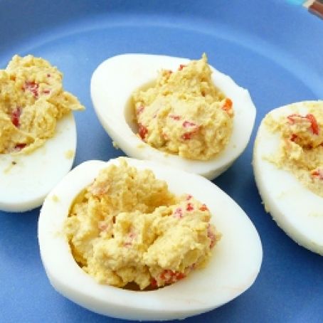 Deviled Angeled Eggs