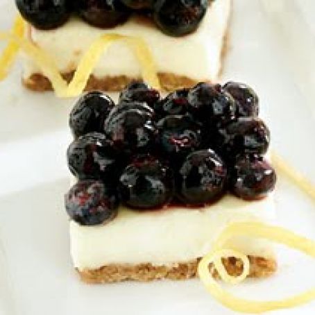 Blueberry-Lemon Cheesecake Bars