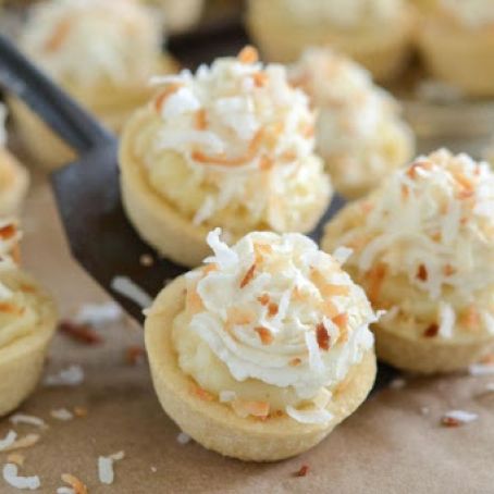 Coconut Cream Pie Cookie Cups