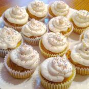 Pumpkin Cupcakes with Kahlua Frosting