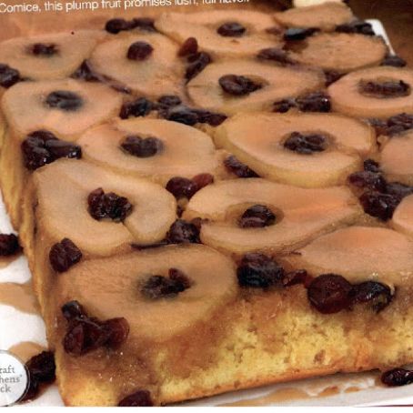 Upside Down Cake - Pear