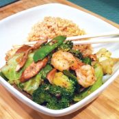 Shrimp Stirfry - skinny style