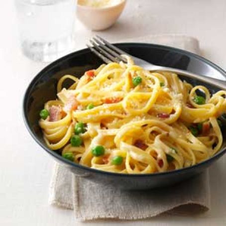 LIGHT LINGUINE CARBONARA