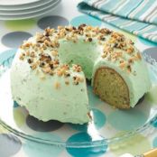 Desserts (Pistachio Cake)