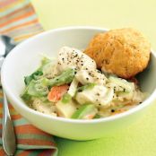 Lighter Chicken & Biscuits
