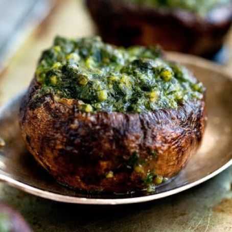 Pesto Portobellos