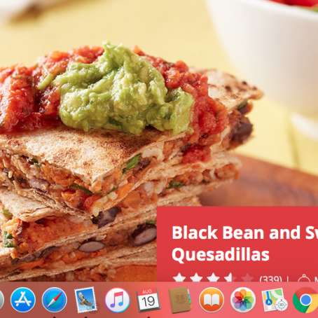 Black Bean and Sweet Potato Quesadillas