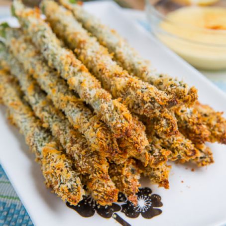 Crispy Baked Asparagus Fries on Closet Cooking