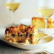 Crab, Pasta and Cheese Gratin