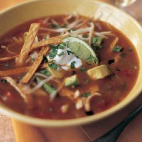 Mexican Chicken Soup {Barefoot Contessa}