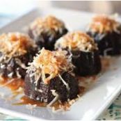 Chocolate coconut brownie (mini bundts)