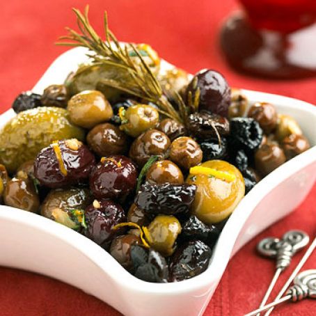 Herb-Baked Olives
