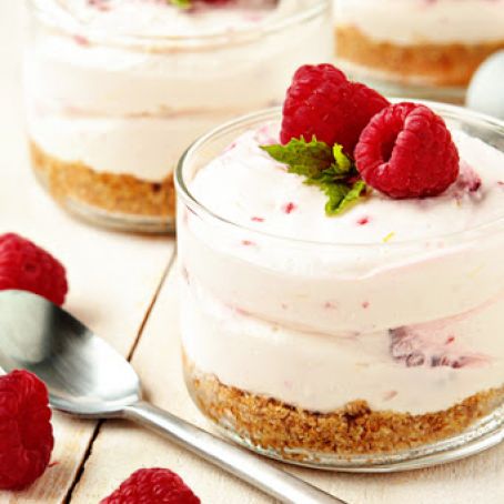 No Bake Raspberry Lemon Cheesecake