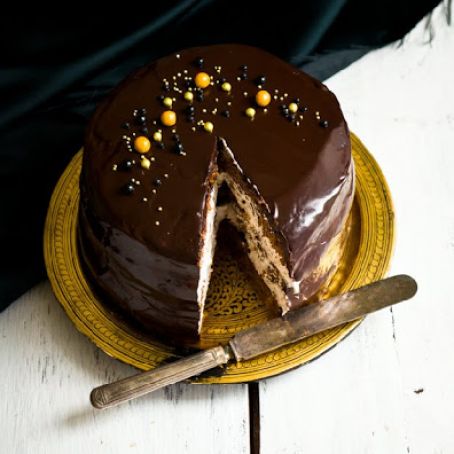 Pumpkin S'Mores Cake