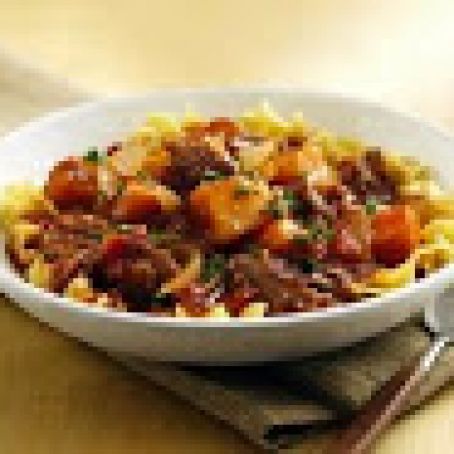 Slow Cooker Savory Brisket Stew