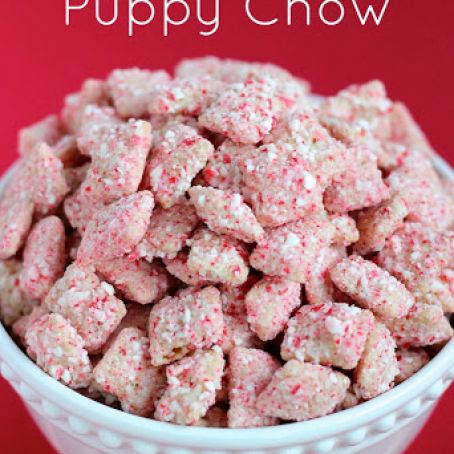 Peppermint Bark Puppy Chow