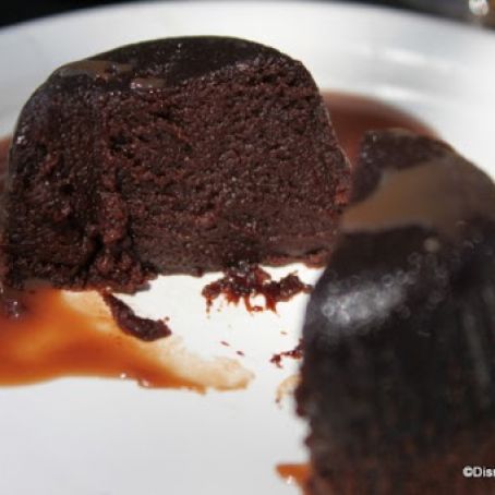 Warm Chocolate Lava Cake with Baileys Ganache - Ireland Epcot Food and Wine Festival
