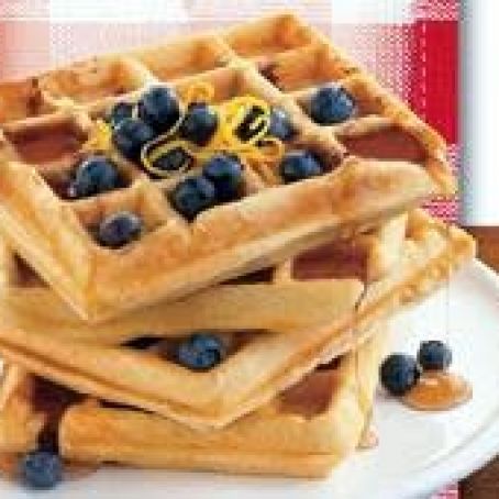 BLUEBERRY LEMON WAFFLES
