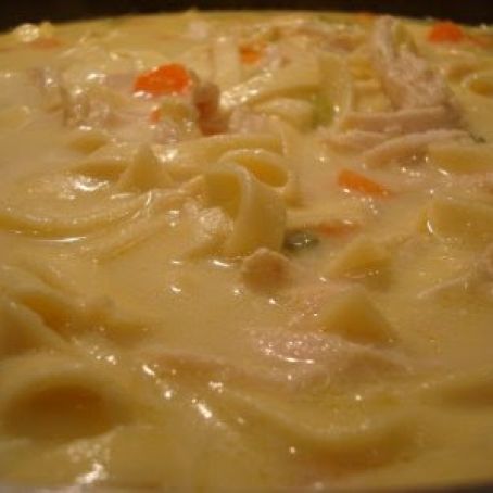 Creamy Chicken Noodle soup