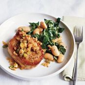 Pork Chops & Butter Bean Salad