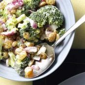 BROCCOLI****Broccoli Salad with Raisins and Sunflower Seeds - 3 Points