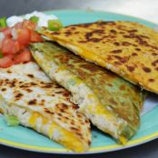 Cheesy Crab and Shrimp Quesadillas