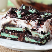 Mint Oreo Icebox Cake