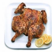 BUTTERFLIED CHICKEN w/CRACKED SPICES