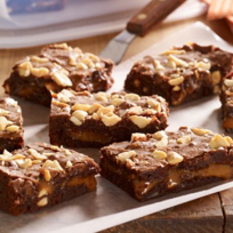 Desserts (Triple-Layer Peanut Butter Brownies)