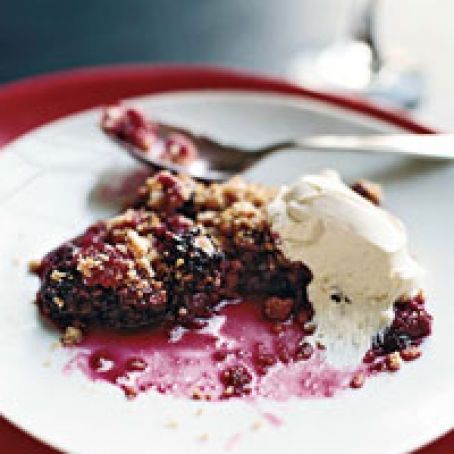 Mixed Berry Buckwheat Crumble