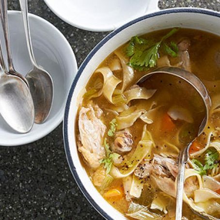 Bone-In Chicken Noodle Soup