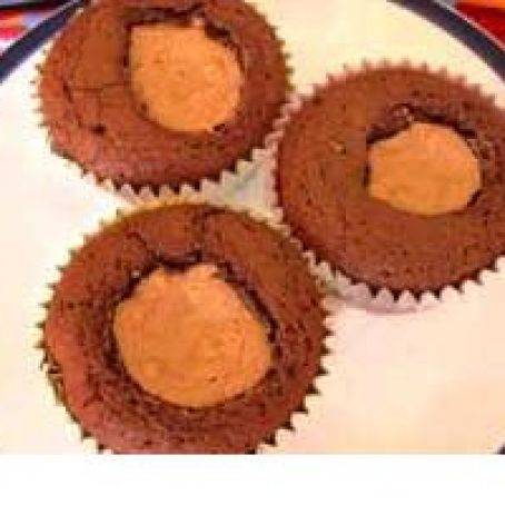 Chocolate Peanut Butter Brownie Cupcakes