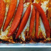 ROASTED ORANGE SWEEET POTATOES