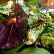 Mixed Green with Walnut Vinaigrette