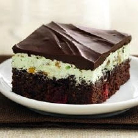 Chocolate-Cherry-Pistachio Brownies