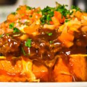 Tommy Gun Burger with Gravy