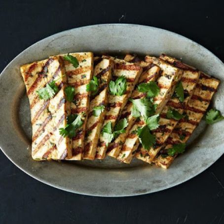 Grilled Peanut Tofu